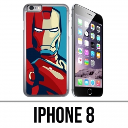 Coque iPhone 8 - Iron Man Design Affiche