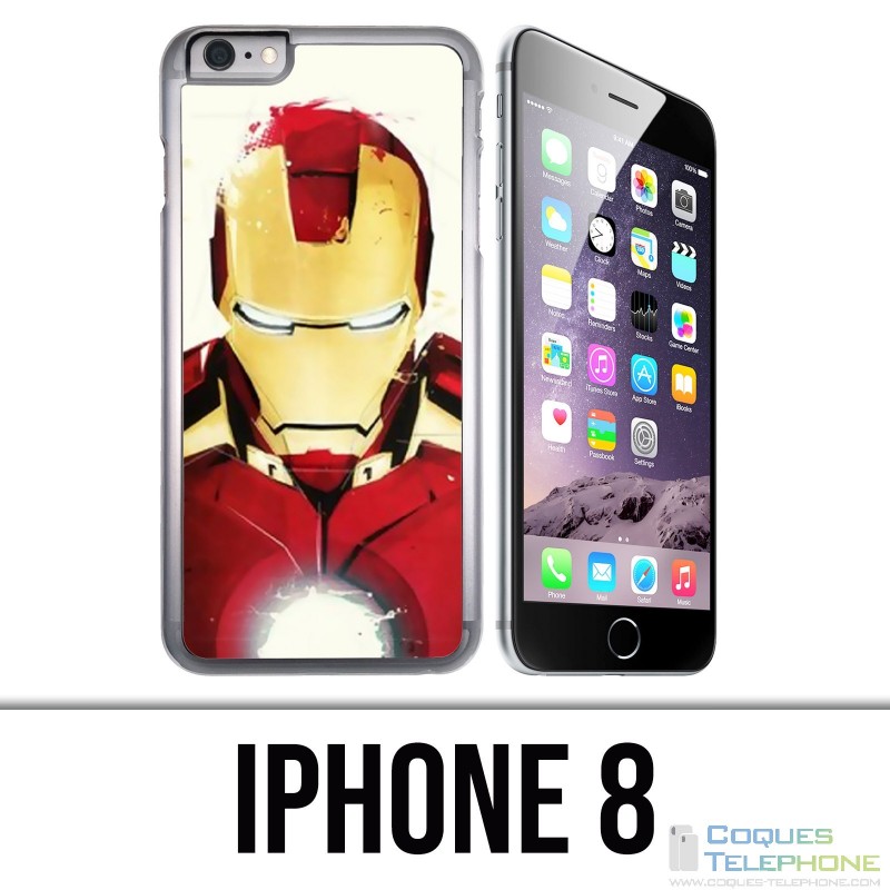 IPhone 8 case - Iron Man Paintart
