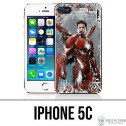 Custodia per iPhone 5C - Iron Man Comics Splash