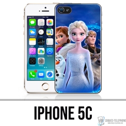 Coque iPhone 5C - La Reine Des Neiges 2 Personnages