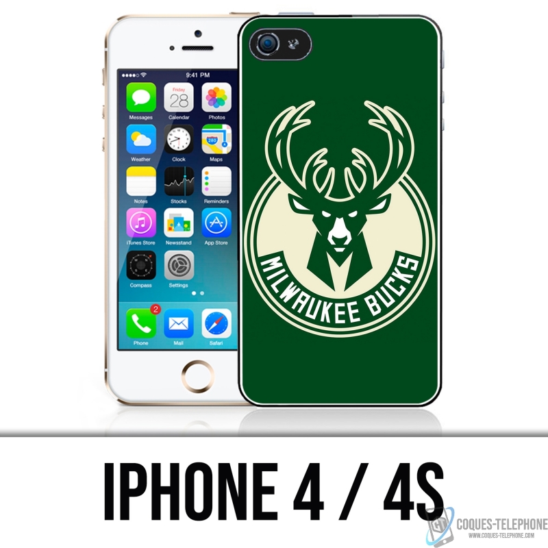 Funda para iPhone 4 y 4S - Milwaukee Bucks