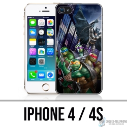 Carcasa para iPhone 4 y 4S - Batman Vs Teenage Mutant Ninja Turtles