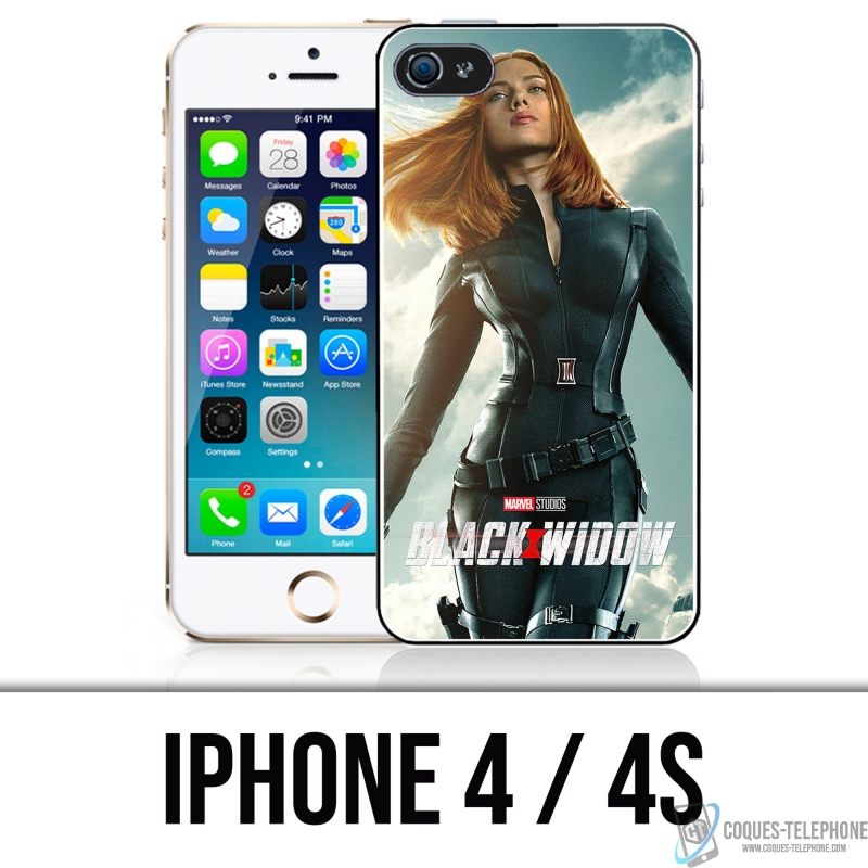 Coque iPhone 4 et 4S - Black Widow Movie