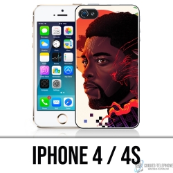 Coque iPhone 4 et 4S - Chadwick Black Panther