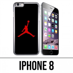 Funda iPhone 8 - Jordan Basketball Logo Black