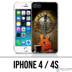 IPhone 4 and 4S case - Guns N Roses Guitar