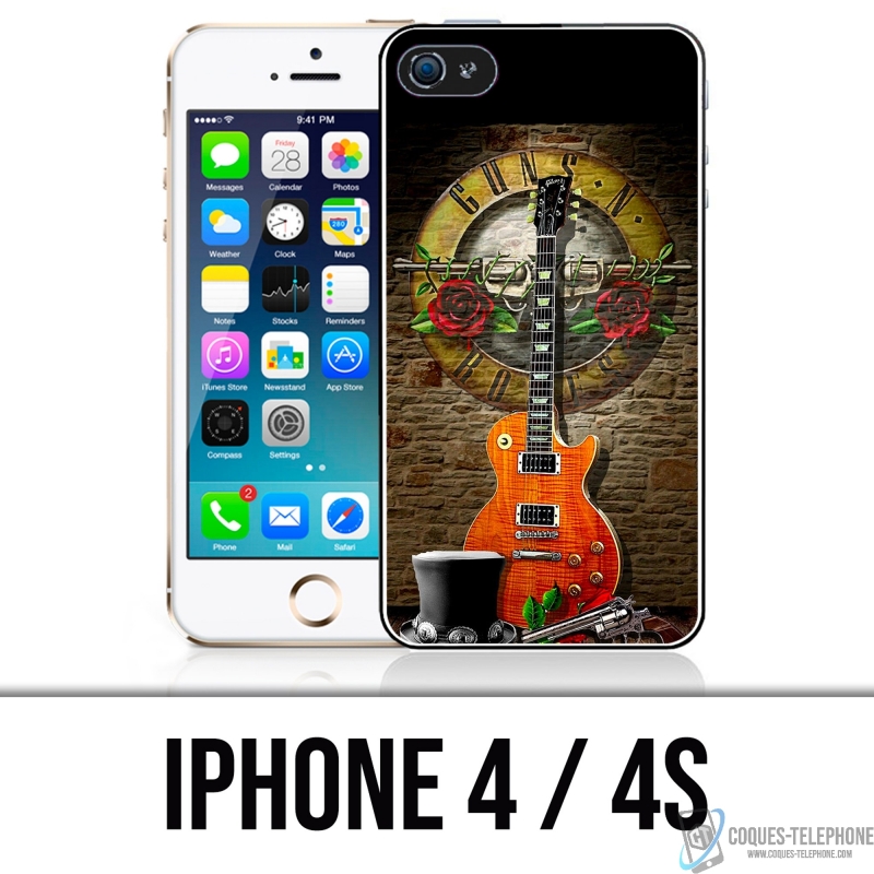 Coque iPhone 4 et 4S - Guns N Roses Guitare