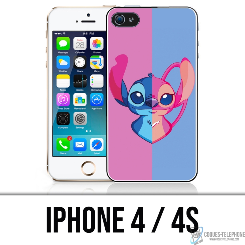 Custodia per iPhone 4 e 4S - Stitch Angel Coeur Split