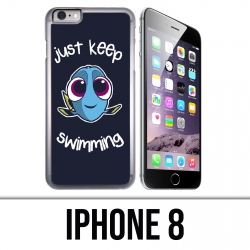 Coque iPhone 8 - Just Keep Swimming