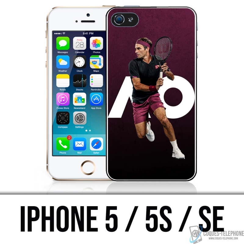 Custodia per iPhone 5, 5S e SE - Roger Federer