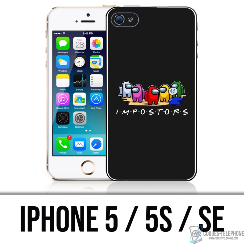Cover iPhone 5, 5S e SE - Between Us Impostors Friends