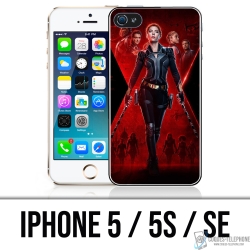 IPhone 5, 5S and SE case - Black Widow Poster