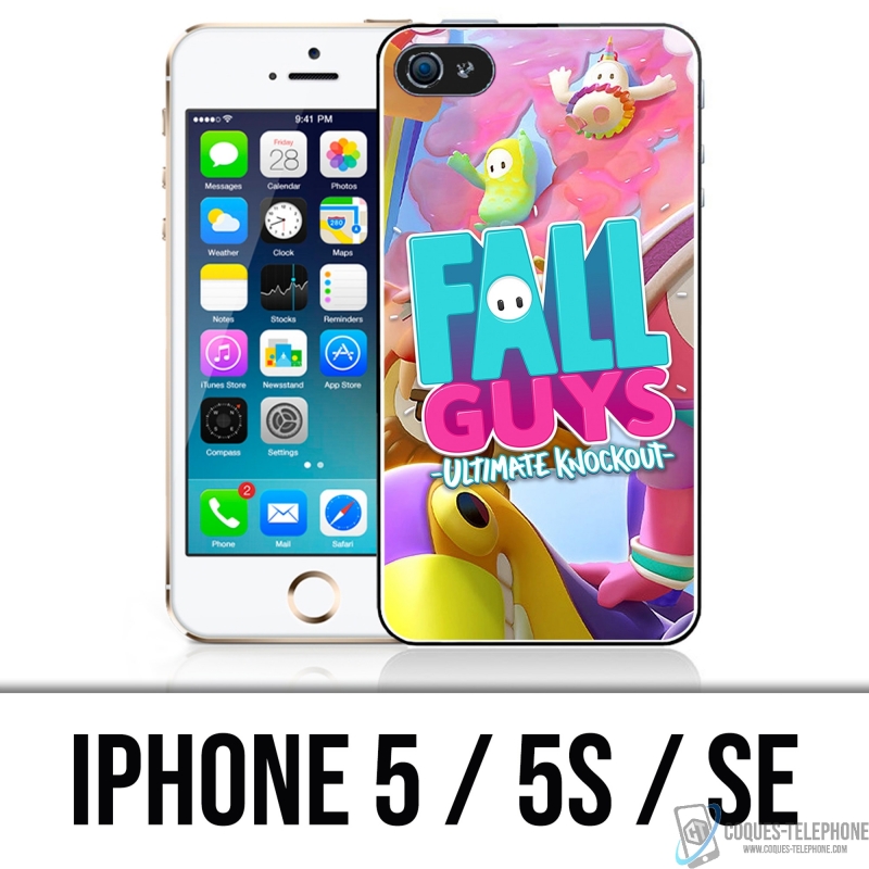 IPhone 5, 5S and SE case - Fall Guys