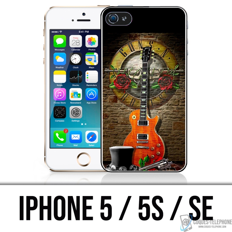 Custodia per iPhone 5, 5S e SE - Chitarra Guns N Roses