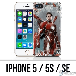Custodia per iPhone 5, 5S e SE - Iron Man Comics Splash