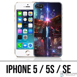 IPhone 5, 5S and SE case - John Wick X Cyberpunk
