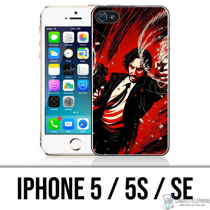 Custodia per iPhone 5, 5S e SE - John Wick Comics