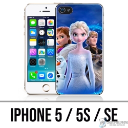 Coque iPhone 5, 5S et SE - La Reine Des Neiges 2 Personnages