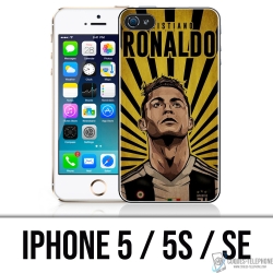 Custodia per iPhone 5, 5S e SE - Poster Ronaldo Juventus