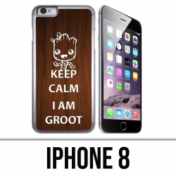 Funda iPhone 8 - Mantenga la calma Groot