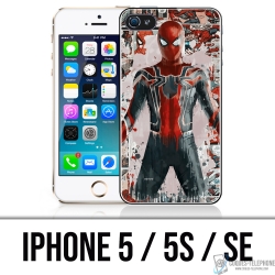 IPhone 5, 5S and SE case - Spiderman Comics Splash