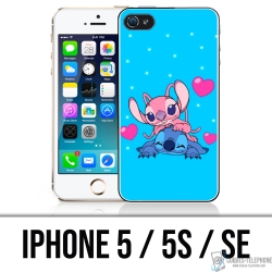 IPhone 5, 5S and SE case - Stitch Angel Love
