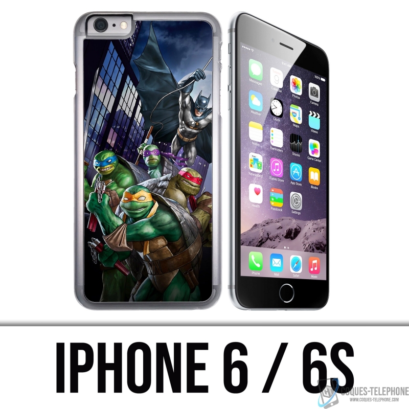 Carcasa para iPhone 6 y 6S - Batman Vs Teenage Mutant Ninja Turtles