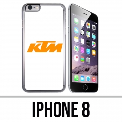 Coque iPhone 8 - Ktm Logo Fond Blanc