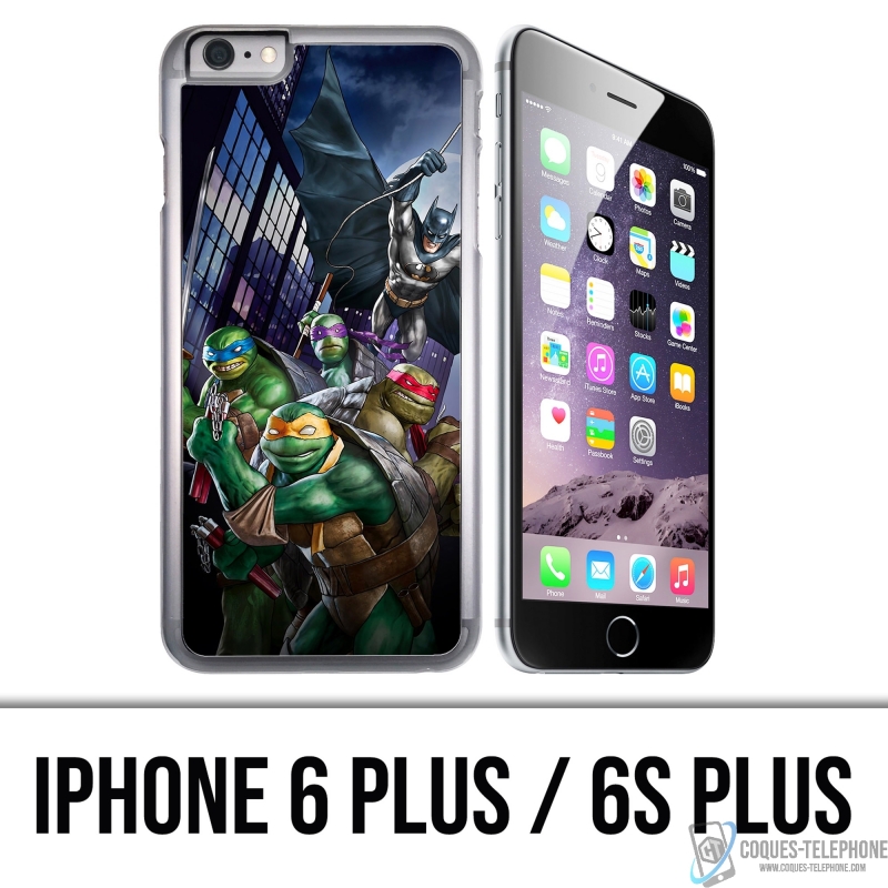 Custodia per iPhone 6 Plus / 6S Plus - Batman vs Teenage Mutant Ninja Turtles
