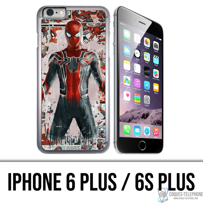 Carcasa para iPhone 6 Plus / 6S Plus - Spiderman Comics Splash