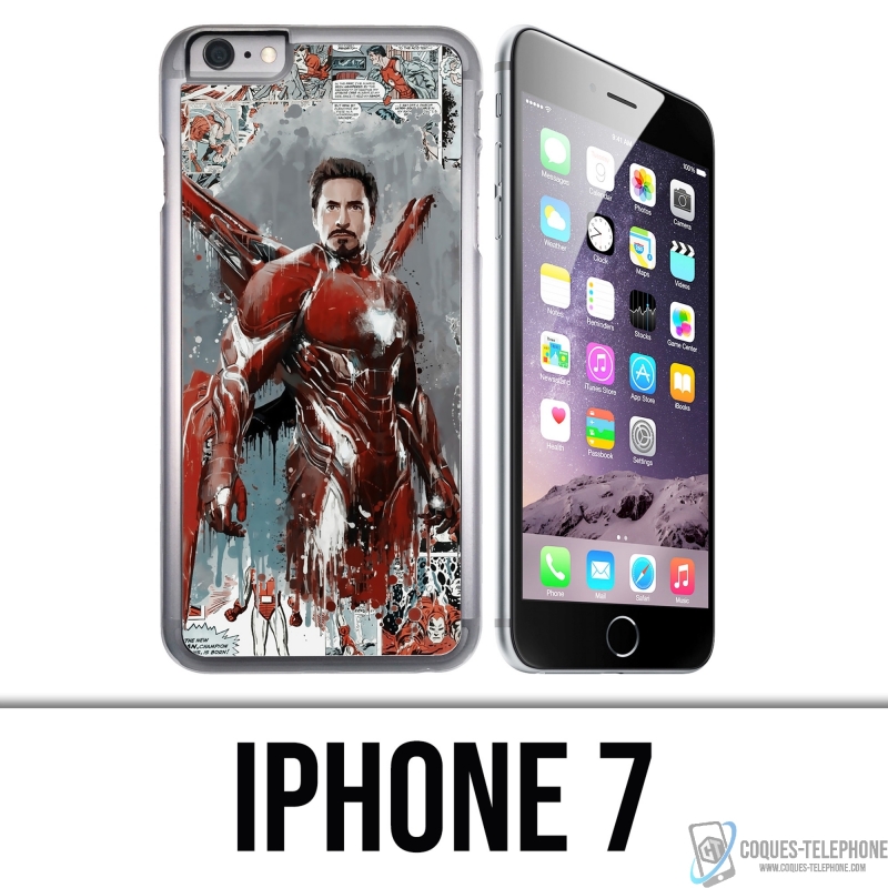 IPhone 7 Case - Iron Man Comics Splash