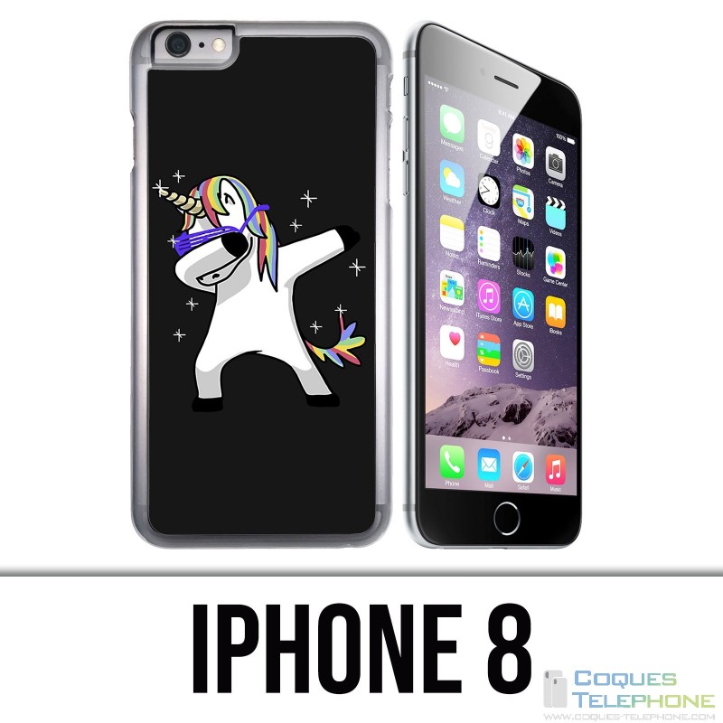 IPhone 8 case - Unicorn Dab