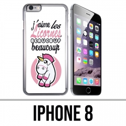 Coque iPhone 8 - Licornes