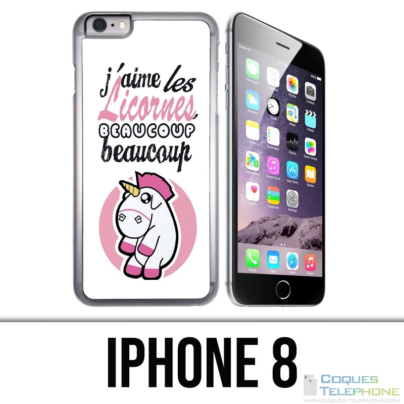 Funda iPhone 8 - Unicornios