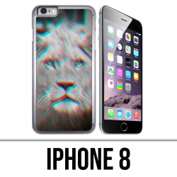 Coque iPhone 8 - Lion 3D