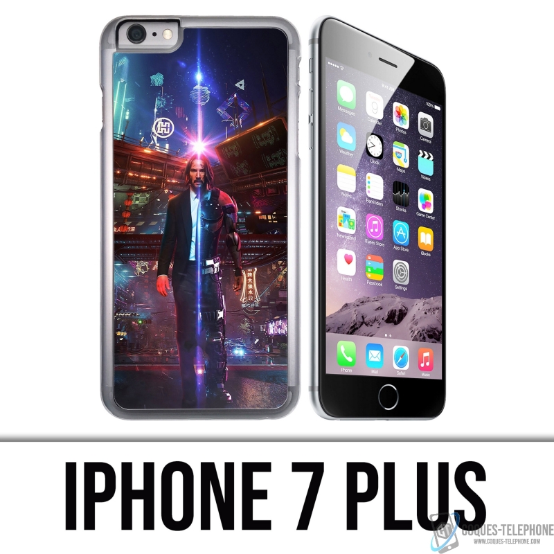 Funda para iPhone 7 Plus - John Wick X Cyberpunk