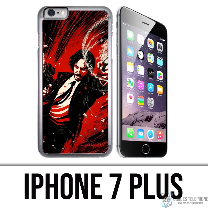 Funda para iPhone 7 Plus - John Wick Comics
