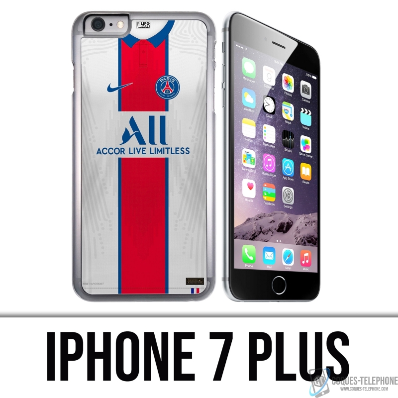 Funda para iPhone 7 Plus - camiseta PSG 2021
