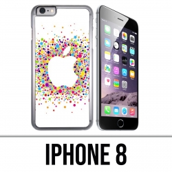 Coque iPhone 8 - Logo Apple Multicolore