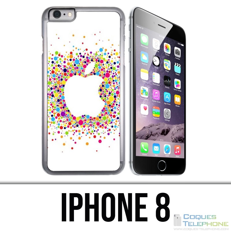 IPhone 8 Case - Multicolor Apple Logo