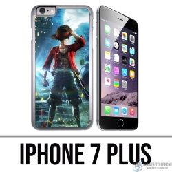Coque iPhone 7 Plus - One Piece Luffy Jump Force