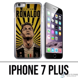 Custodia per iPhone 7 Plus - Poster Ronaldo Juventus