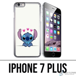 Coque iPhone 7 Plus - Stitch Amoureux
