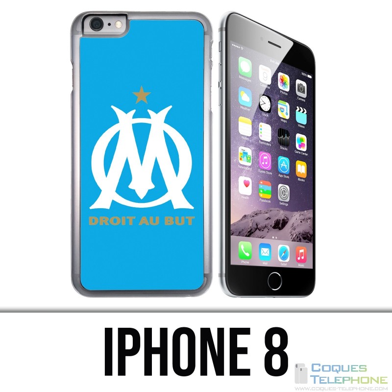 Custodia per iPhone 8 - Om logo blu Marsiglia