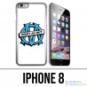 Coque iPhone 8 - Logo Om Marseille Droit Au But