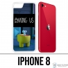 Custodia per iPhone 8 - Among Us Dead