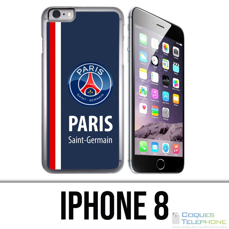 Coque iPhone 8 - Logo Psg Classic