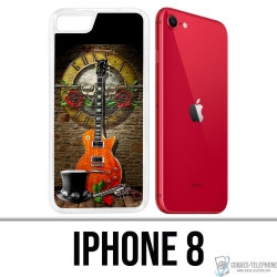 Custodia per iPhone 8 - Chitarra Guns N Roses