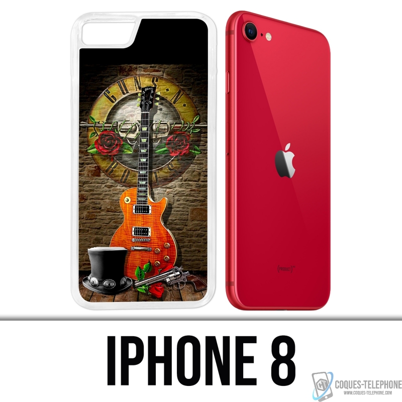 Coque iPhone 8 - Guns N Roses Guitare