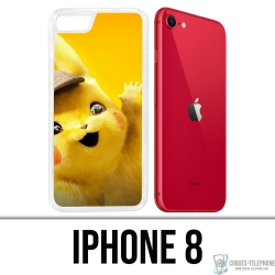 Coque iPhone 8 - Pikachu Detective